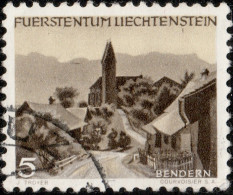 LIECHTENSTEIN - 1949 - Mi.284 - 5Rp Brown/yellow - VF Used (a) - Gebraucht