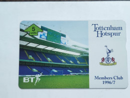 United Kingdom-(BTP412)-TOTTENHAM HOTSPUR-1996/7-(426)(5units)(605E19956)(tirage-22.000)(price From Cataloge-6.00£-mint) - BT Privé-uitgaven