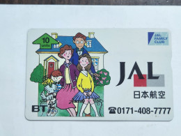 United Kingdom-(BTP415)-JAL-family Club(427)(10units)(610B22499)(tirage-3.050)(price From Cataloge-4.00£-mint) - BT Private