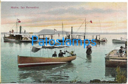 211004 PARAGUAY SAN BERNARDINO MARINA BOAT POSTAL POSTCARD - Paraguay