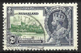 NYASALAND....KING GEORGE...V..(1910-36..)....OMNIBUS.....JUBILEE...2d....SG124........CDS.....VFU... - Nyassaland (1907-1953)