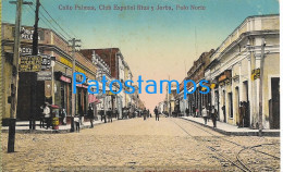 211009 PARAGUAY POLO NORTE CALLE PALMAS CLUB ESPAÑOL RIUS Y JORBA POSTAL POSTCARD - Paraguay