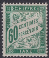 FRANCE 1893 - MLH - YT 38 - Chiffre Taxe  - 1859-1959 Mint/hinged