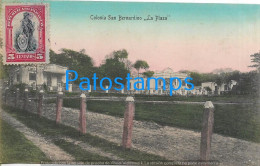 211052 PARAGUAY COLONIA SAN BERNARDINO LA PLAZA CIRCULATED TO CHILE POSTAL POSTCARD - Paraguay