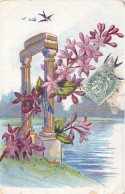 FETES - Bonne Fête - Fleurs - Lac - Carte Postale Ancienne - Autres & Non Classés