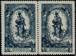 LIECHTENSTEIN - 1920 Mi.42 Pair With White Letters On The Left Stamp - Mint** - Neufs