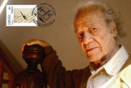 Spain 2013 - The Best Writers Of The History Collection  - Nicanor Parra Maxicard - Prix Nobel