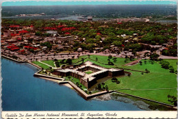 Florida St Augustine Castillo De San Marco National Monument Aerial View - St Augustine