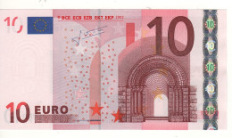 10 EURO  "U"  France   Firma Trichet    L 032 D3  Ch.84  /  FDS - UNC - 10 Euro