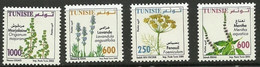 2005- Tunisie - Tunisia - Medicinal Plants - Plantes Médicinales - Complete Set 4v.MNH** - Piante Medicinali