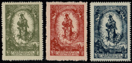 LIECHTENSTEIN - 1920 - Mi.40/42 80. Geburtstag Von Fürst Johann II - Mint Set ** - Neufs