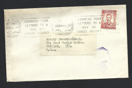 Rhodesia 1944 August 22nd Censored Cover Bulawayo To Chicago USA - Southern Rhodesia (...-1964)