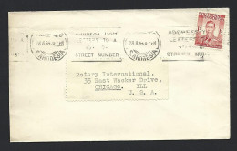 Rhodesia 1944 August 28th Cover Bulawayo To Chicago USA - Southern Rhodesia (...-1964)