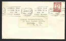 Rhodesia 1944 August 2nd Cover Bulawayo To Chicago USA - Southern Rhodesia (...-1964)