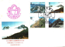 China Taiwan ROC Value Companion Set Block.MNH + FDC + Maxi Card Cultural Mountain Landscapes Environment Nature - Neufs