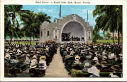 Florida Miami Band Concert In Royal Palm Park  - Miami