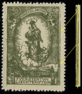 LIECHTENSTEIN - 1920 Mi.40 With Extra Lines In Right Margin - Mint** - Unused Stamps