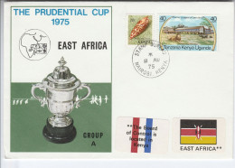 1979 East AFRICA CRICKET Prudential Cup EVENT Cover Kenya Stamps Sport - Cricket