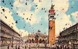 ITALIE - Venezia - Piazza S. Marco - Piccionata - Carte Postale Ancienne - Venetië (Venice)