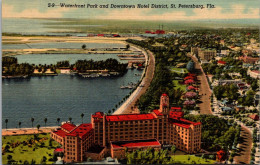 Florida St Petersburg Waterfront Park And Downtown Hotel District Curteich - St Petersburg