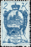 LIECHTENSTEIN - 1920 - Mi.36 - 2Kr Grey-ultramarine - Blued Background - Mint* - Ongebruikt