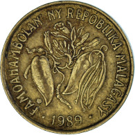 Monnaie, Madagascar, 10 Francs, 2 Ariary, 1989 - Madagascar