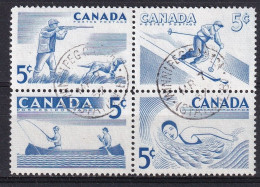 Canada 1957   YT292/95  ° - Used Stamps