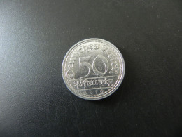 Deutschland 50 Pfennig 1920 A - 50 Rentenpfennig & 50 Reichspfennig