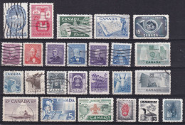 Canada 1952-1959  Lot  °    2 Scans - Oblitérés