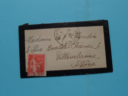 Mme Et Mr. HEITZ Montferrand (P.-de-D.) France ( Zie/Voir Scans ) 1935 ( Format 9x5 Cm. + Enveloppe ) ! - Visitekaartjes