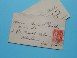 Mr. Et Mme Marcel BARTHELEMY Montferrand (P.-de-D.) France ( Zie/Voir Scans ) 193? ( Format 9x5 Cm. + Enveloppe ) ! - Visitenkarten