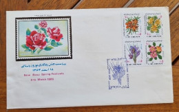 IRAN Fleurs, Fleur,  FDC, Enveloppes Premier Jour. Yvert N°1911/14 - Sonstige & Ohne Zuordnung