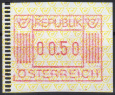1983 Österreich Austria Automatenmarken ATM 1.2 / 00.50S Teildruck Postfrisch / Frama Vending Machine - Errors & Oddities