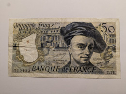 BILLET DE BANQUE FRANCE 50 FRANCS QUENTIN LA TOUR - 50 F 1976-1992 ''quentin De La Tour''