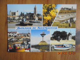 Ile De Noirmoutier. Le Chateau Et L'Eglise De St Philbert. Les Marais Salants. L'Herbaudiere. Le Passage Du Gois PM 1994 - Noirmoutier