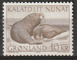 Groenland 1973, Postfris MNH, Walrus - Nuovi