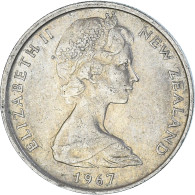 Monnaie, Nouvelle-Zélande, 5 Cents, 1967 - Nieuw-Zeeland