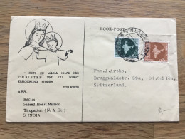 Indien Um 1960 In Die Schweiz - Storia Postale