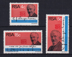 South Africa: 1973   Birth Bicentenary Of Langenhoven    MNH - Nuovi