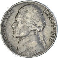 Monnaie, États-Unis, 5 Cents, 1941 - 1938-…: Jefferson