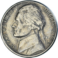 Monnaie, États-Unis, 5 Cents, 1971 - 1938-…: Jefferson