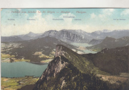 D2950) Talblick Vom SCHOBER Bei ST. GILGEN - Mondsee - THALGAU - Mit Bergwelt 1913 Gel. Bad Ischl - St. Gilgen