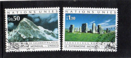 1992 Nazioni Unite - Ginevra - Il Patrimonio - Used Stamps