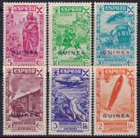 Spanish Guinea 1943 Ed 12-7  Beneficencia Set MNH** - Guinea Española