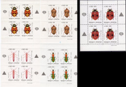 Argentina 1990, Insects, 5sheetlets - Neufs