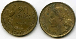 France 20 Francs 1951 GAD 865 KM 917.1 - 20 Francs