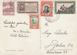 Saint Marin Carte Pour L'Allemagne 1939 - Covers & Documents