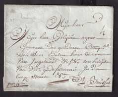 DDCC 224 - Lettre Précurseur Sous Enveloppe ROESBRUGGE 1779 Vers Gilquin à Bruxelles - Mention Par YPRE - Port 4 St. - 1714-1794 (Oesterreichische Niederlande)