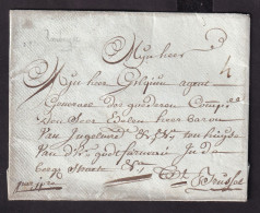 DDCC 224 - Lettre Précurseur Sous Enveloppe ROESBRUGGE 1779 Vers Gilquin à Bruxelles - Mention Par YPRE - Port 4 St. - 1714-1794 (Oostenrijkse Nederlanden)