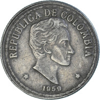 Monnaie, Colombie, 20 Centavos, 1959 - Colombie